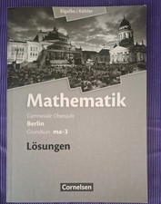 Mathematik lösungen cornelsen gebraucht kaufen Mathematik lösungen cornelsen gebraucht kaufen  Berlin