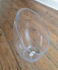 Vase transparent ovale d'occasion  Monistrol-sur-Loire