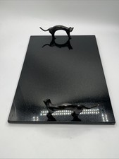 Bandeja de tábua de charcutaria de queijo Michael Aram pedra granito preto alças para gatos 15 l comprar usado  Enviando para Brazil