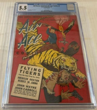 Bill Barnes Air Ace #9 CGC 5.5 Fine- CLÁSSICA CAPA DE GUERRA JAPONESA HORRÍVEL comprar usado  Enviando para Brazil