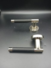 Pair chrome black for sale Pair chrome black for sale  MALMESBURY