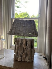 Pair driftwood lamp for sale  WOKING