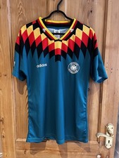 Camisa masculina grande original autêntica Adidas Alemanha futebol 1994 fora comprar usado  Enviando para Brazil