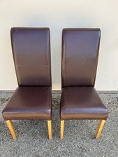 Dining chairs pair for sale  STURMINSTER NEWTON