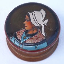 Vintage quimper pyrography d'occasion  Auray