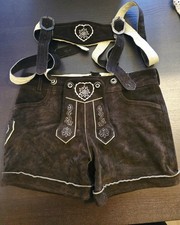 Lederhose kurz braun gebraucht kaufen  Grüna