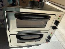 Horno de pizza eléctrico 3000 W doble cubierta comercial acero inoxidable asador para hornear segunda mano  Embacar hacia Argentina