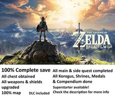 The Legend of Zelda: Breath of The Wild - Save Data 100% (not the game) comprar usado  Enviando para Brazil