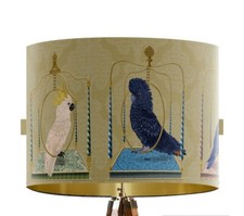 Lampshade gold fabfunky for sale  LONDON