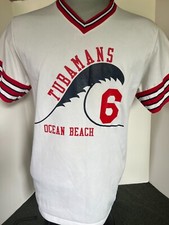 Camiseta de beisebol vintage TUBA MANS Ocean Beach #6 Garvey Padres GRANDE por bicicleta comprar usado  Enviando para Brazil