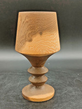 Handmade wooden goblet for sale  LEEDS
