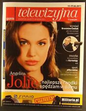 ANGELINA JOLIE   2011 Poland  Gazeta Telewizyjna na sprzedaż  PL