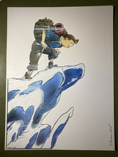 Affiche tintin hommage d'occasion  Langeais