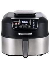 Grelha sem fumaça MasterPro com função de fritadeira sem óleo 5,6 litros prata/preto comprar usado  Enviando para Brazil