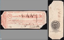 1812 signed lottery for sale  DUNDEE