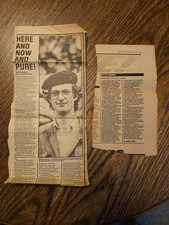Peter hammill press for sale  LONDON