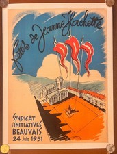 Ancienne affiche fetes d'occasion  Paris XV
