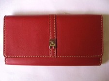 Carteira Tommy Hilfiger, Logotipo no Organizador de Carteira Tripla, Vermelha, Couro Sintético NOVO comprar usado  Enviando para Brazil