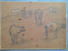 Joli dessin ancien d'occasion  Saint-Grégoire