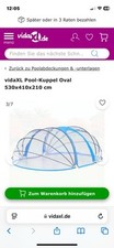 Poolüberdachung val pvc gebraucht kaufen  Papenburg