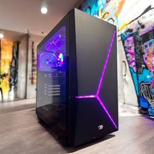 Desktop personalizado ARGB para jogos PC i7 até 32GB de RAM 1TB SSD GT 730 Windows 11 comprar usado  Enviando para Brazil