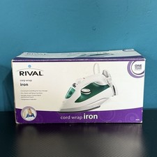 RIVAL Cord Wrap Roupas Ferro com Funções Secas, Vapor e Spray ES2325R NOVO comprar usado  Enviando para Brazil