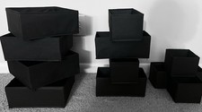 Caixas organizadoras de armazenamento de gaveta de pano para meias, roupas íntimas, itens de bebê, conjunto com 12 comprar usado  Enviando para Brazil
