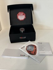 Monitor de frequência cardíaca e relógio esportivo Polar RS300X cinza para peças com caixa e manuais comprar usado  Enviando para Brazil