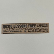 Free music lessons for sale  Hinckley