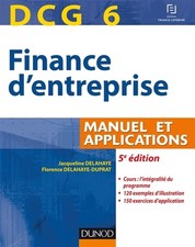 Dcg finance entreprise d'occasion  France