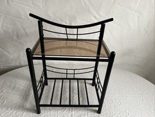 Nachtkonsole schwarz metall gebraucht kaufen  Lahr