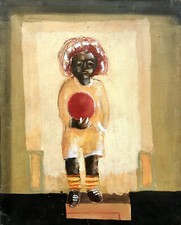 LOVI MAURO DIPINTO ORIGINALE - BAMBINO TUNISINO  40X50, używany na sprzedaż  Wysyłka do Poland