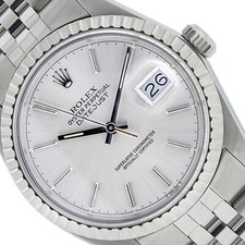 Moldura de giro de motor Rolex 36 mm aço inoxidável prata pulseira Jubileu Datejust 16030, usado comprar usado  Enviando para Brazil