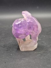 Carved natural amethyst for sale  BIDEFORD