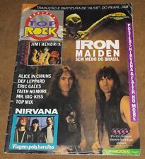 Usado, Iron Maiden Nirvana Dio - Top Rock Magazine n. 4 (Brazil) comprar usado  Brasil 