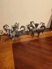Verdigris brass candle for sale  San Pablo