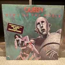 SEALED Queen News of the World VINYL Original 1977 Hype Sticker Freddie Mercury comprar usado  Enviando para Brazil