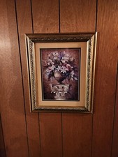 Framed picture floral for sale  Leesville