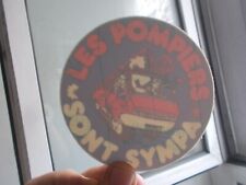 Autocollant pompiers sympa d'occasion  Toulon-