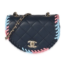 Chanel navy quilted for sale  New York
