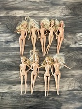 Lote de 9 Bonecas Barbie Loira Mattel 12" Nuas Millie Face Sculpts 2009 E 2013 comprar usado  Enviando para Brazil