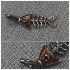 Vintage ciondolo pesce usato  Valdastico