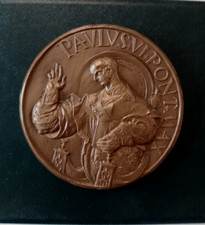Medaglia bronzo papa usato  Roma
