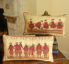 Jacquard tapestry cushion for sale  BRIDGNORTH