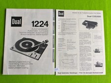 Dual 1224 bedienungsanleitung gebraucht kaufen Dual 1224 bedienungsanleitung gebraucht kaufen  Sigmaringen