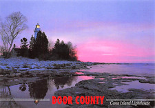 Usado, H341 CANA ISLAND, WI.     CARTÃO POSTAL, LIGHT HOUSE comprar usado  Enviando para Brazil