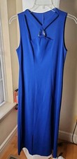 Blue sleeveless long for sale  Springfield