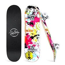 NOVO BELEEV Skate Completo 31 X 8 Côncavo Duplo Chute Bordo Deck Rosa ...... comprar usado  Enviando para Brazil