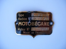 Original plaque constructeur d'occasion  Longuyon