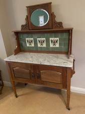 Antique wooden washstand for sale  ROTHERHAM